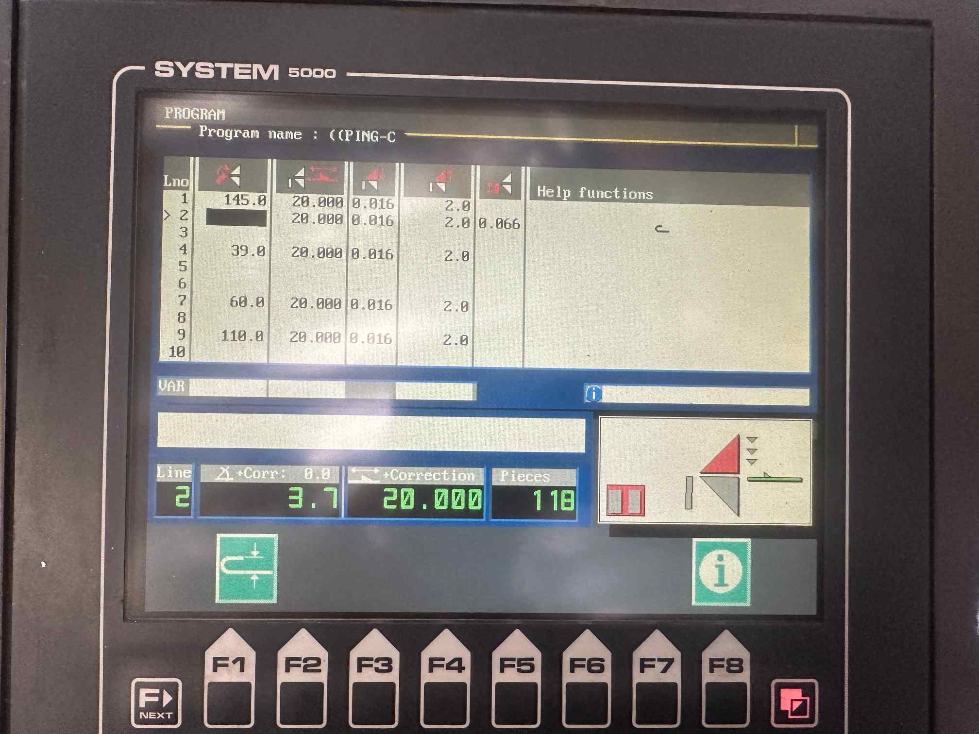 16 Gauge x 10' RAS Turbobend CNC Folding Machine