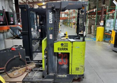 clark electric reach truck model npr17 3500 lb capacity