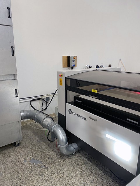 250 Watt Coherent M2C 4' x 4' CO2 Laser