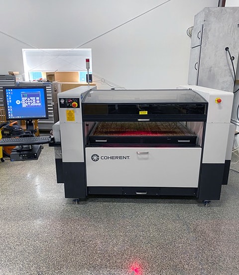 250 Watt Coherent M2C 4' x 4' CO2 Laser