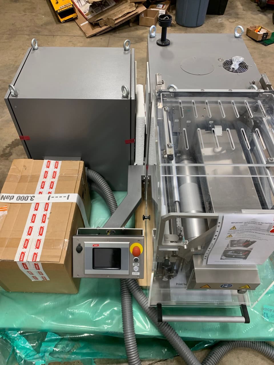 Hapa 800 Webjet LUV DOD Inkjet Foil Printer H-837-T-1C-LR, 2017