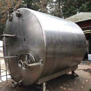 Stainless Steel 2,000 Gallon Insulated Reactor w/ Agitation 1 HP Motor