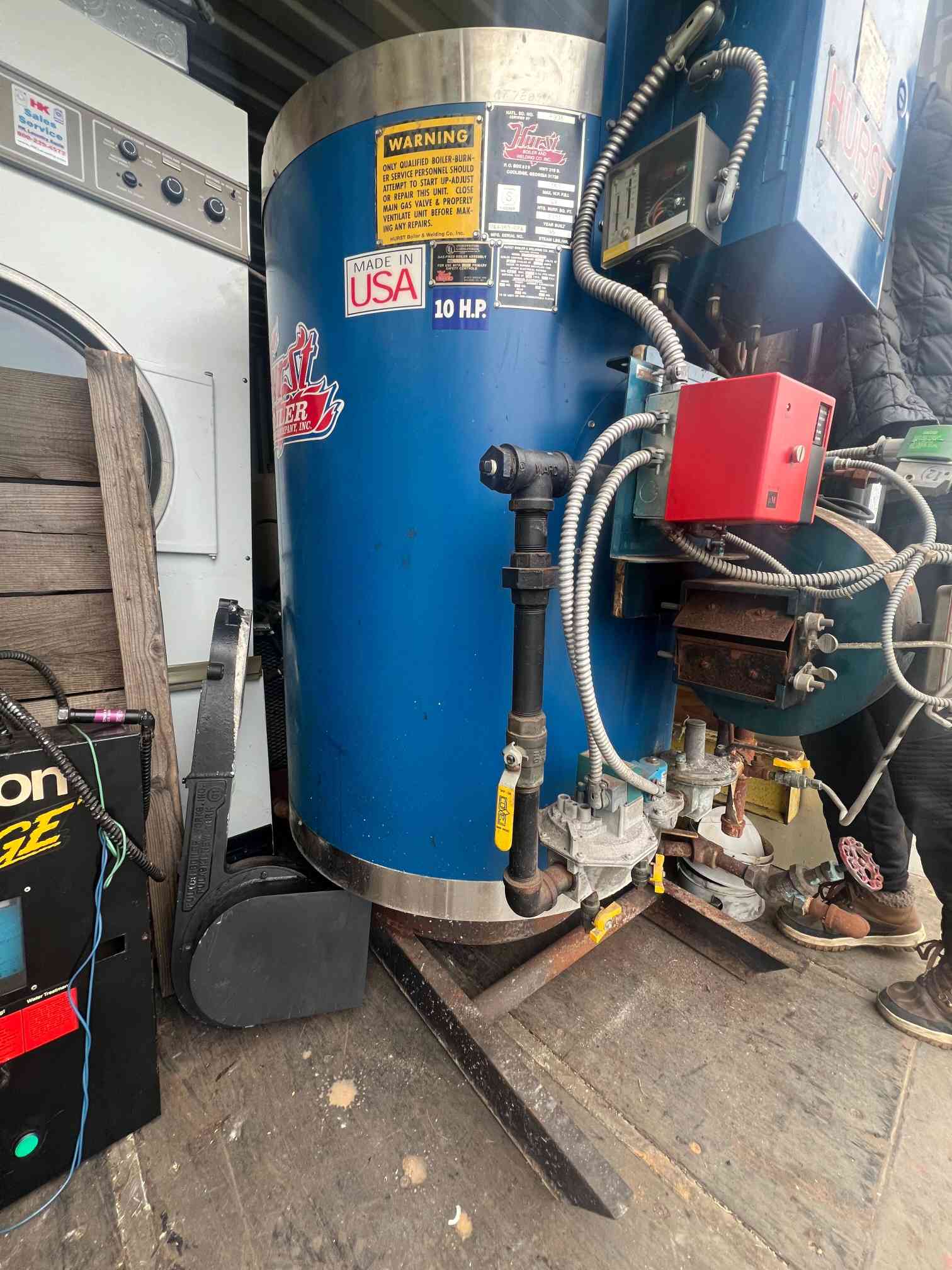 10 HP Hurst Boiler