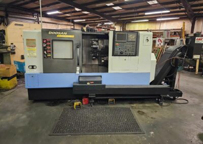 doosan puma 240ms with lns chip conveyor