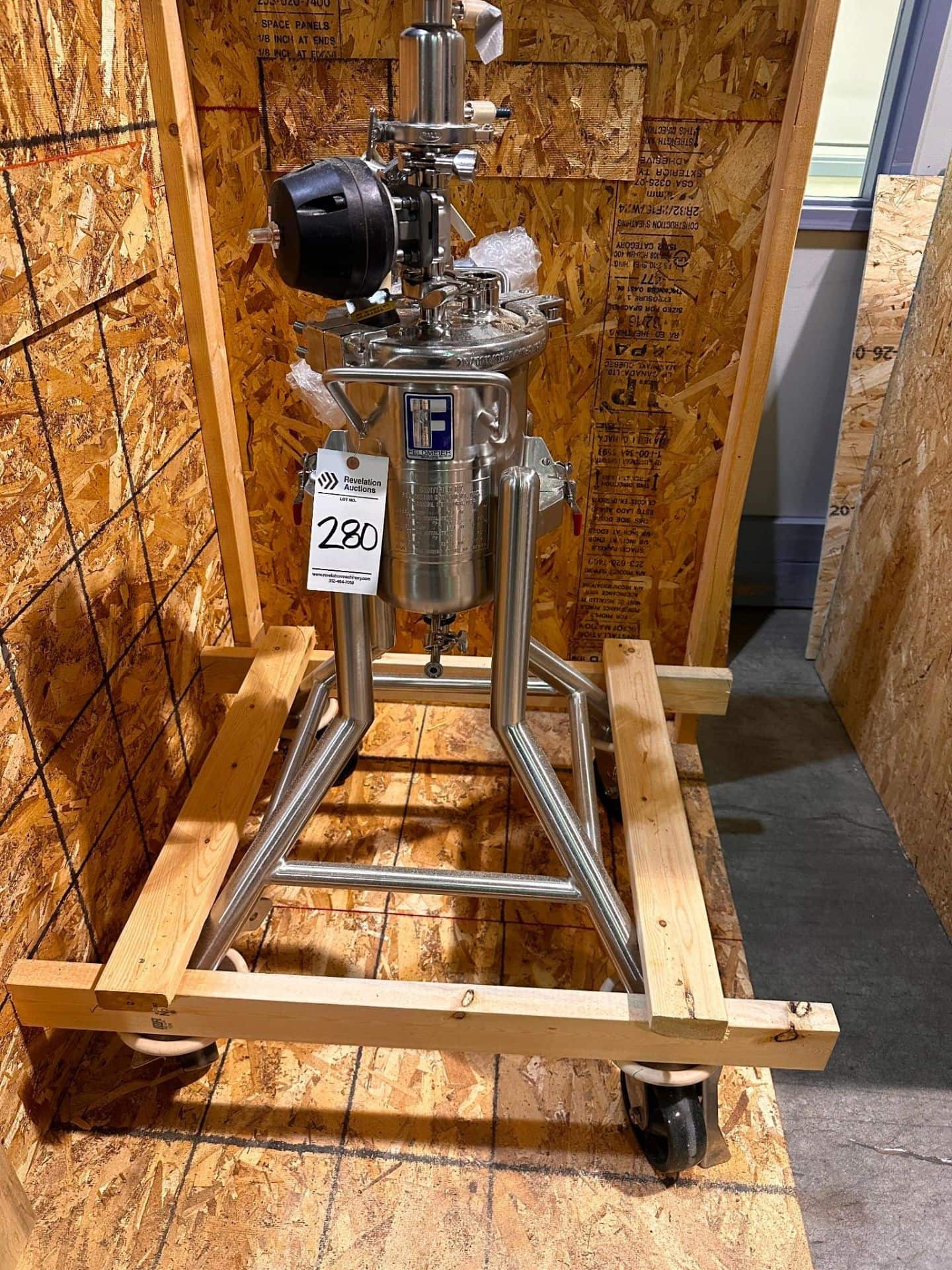 feldmeier 2.64 gallon 10 liter pressure vacuum tank