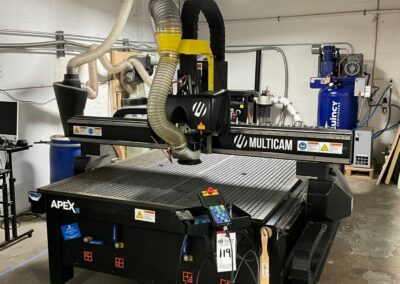 multicam apex 1r cnc router 60x120 work area