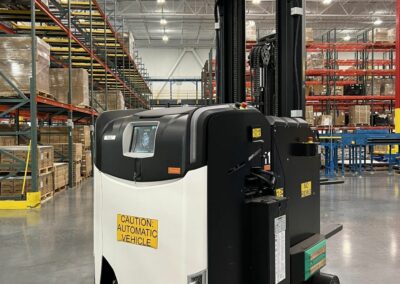 rocla agv awtcf 3000 lb automated reach forklift-