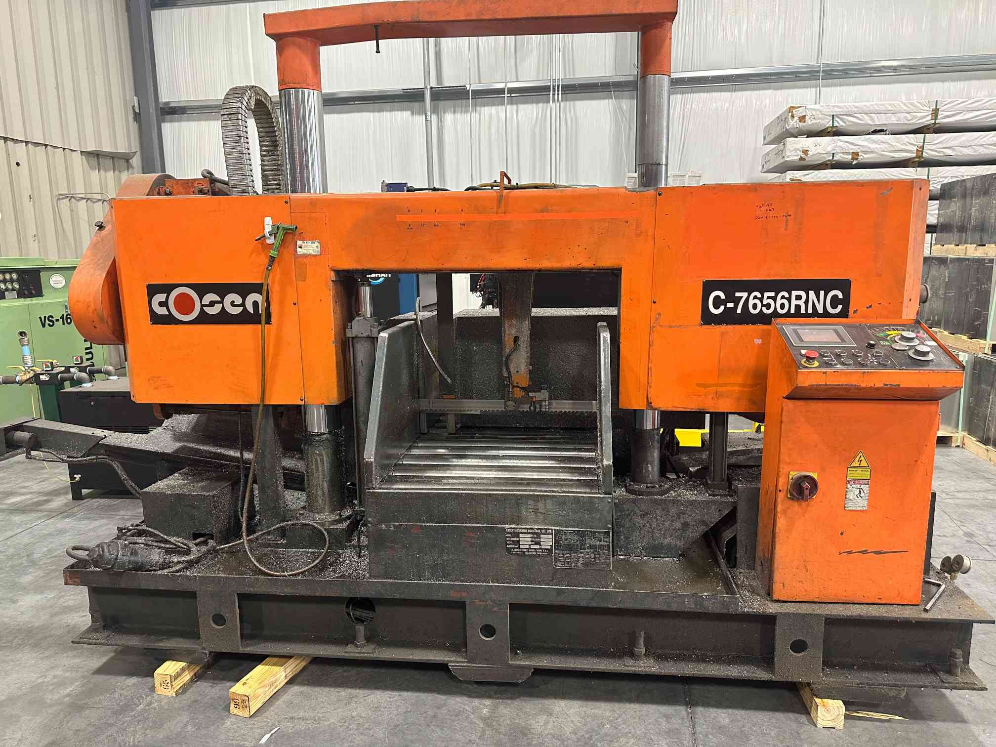 22" x 30" Cosen C-7656RNC Horizontal Dual Column Band Saw