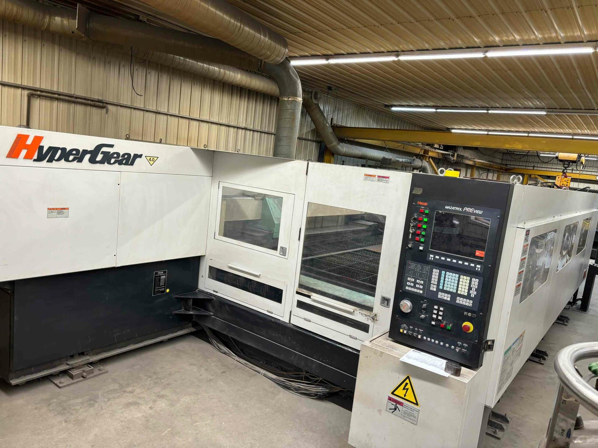 6'x12' 4,000 Watt Mazak Hyper Gear CO2 Laser