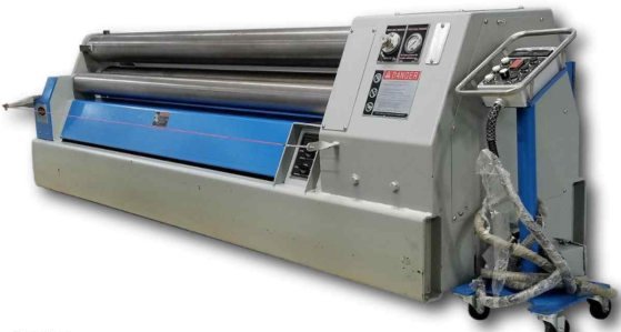 .41" x 8' WDM 403-10-8 4 Roll Double Pinch Plate Roll- Auto 4.2 Control