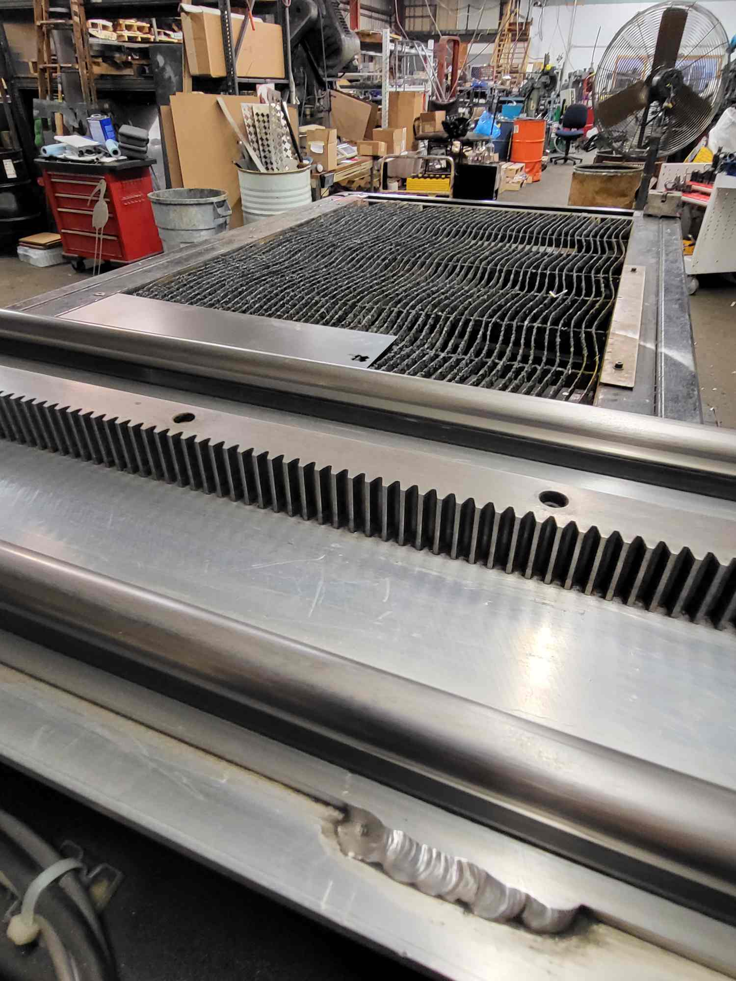 4' x 8' Komatsu KCR0448 Komatsu Rasor CNC Fine Plasma Cutting System