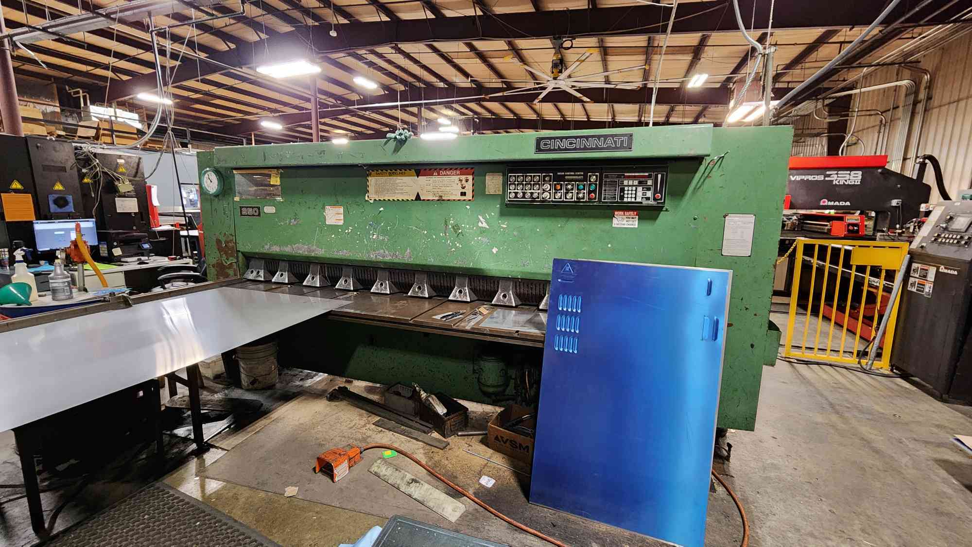 1/4" x 10' Cincinnati 250 Hydraulic Shear