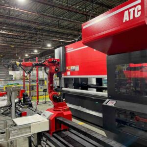 100 Ton x 10' Amada robotic bending system HG1003ARS