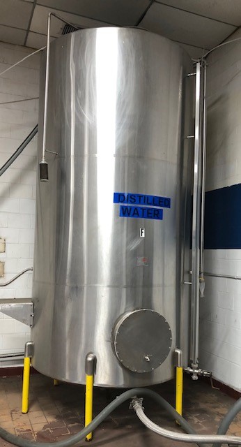 2000 Gallon, Single Wall, San-i-Tanks Stainless Steel Tank