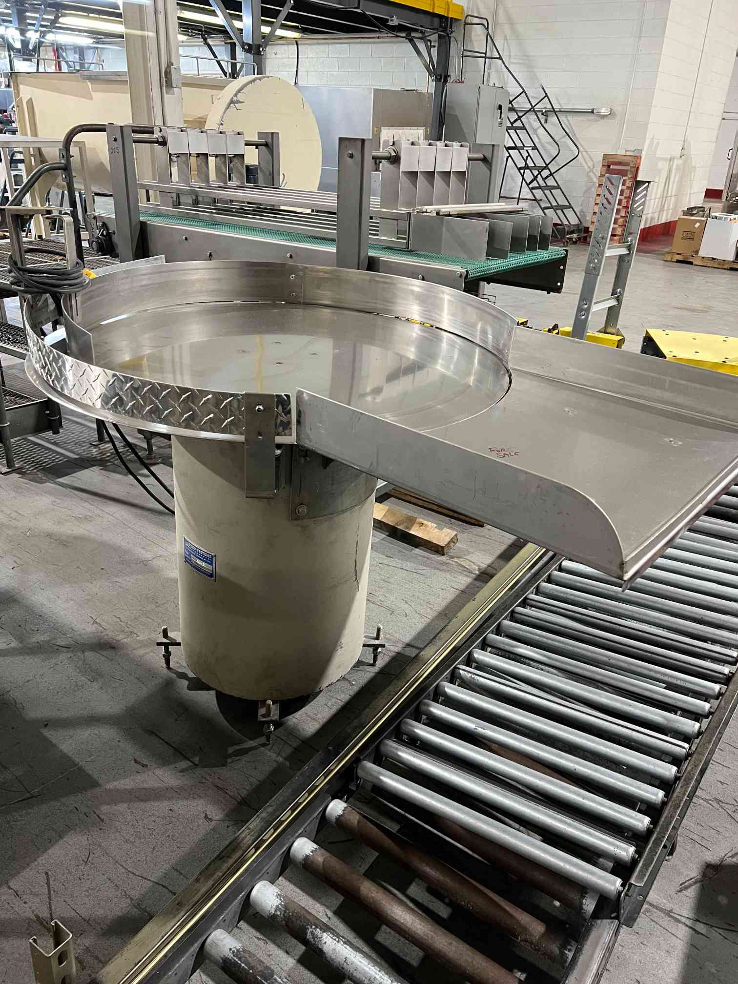 36" Diameter Feed Systems FS-S Rotary Accumulation Table