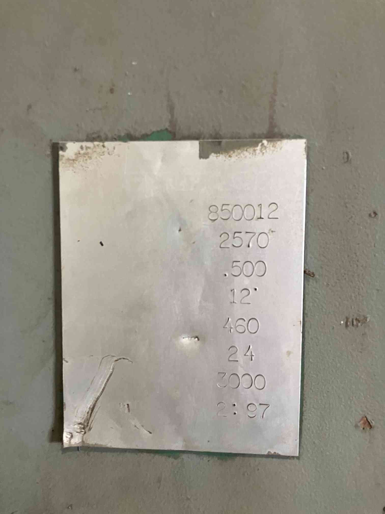 1/2" x 12' Accurshear 850012 Hydraulic Shear