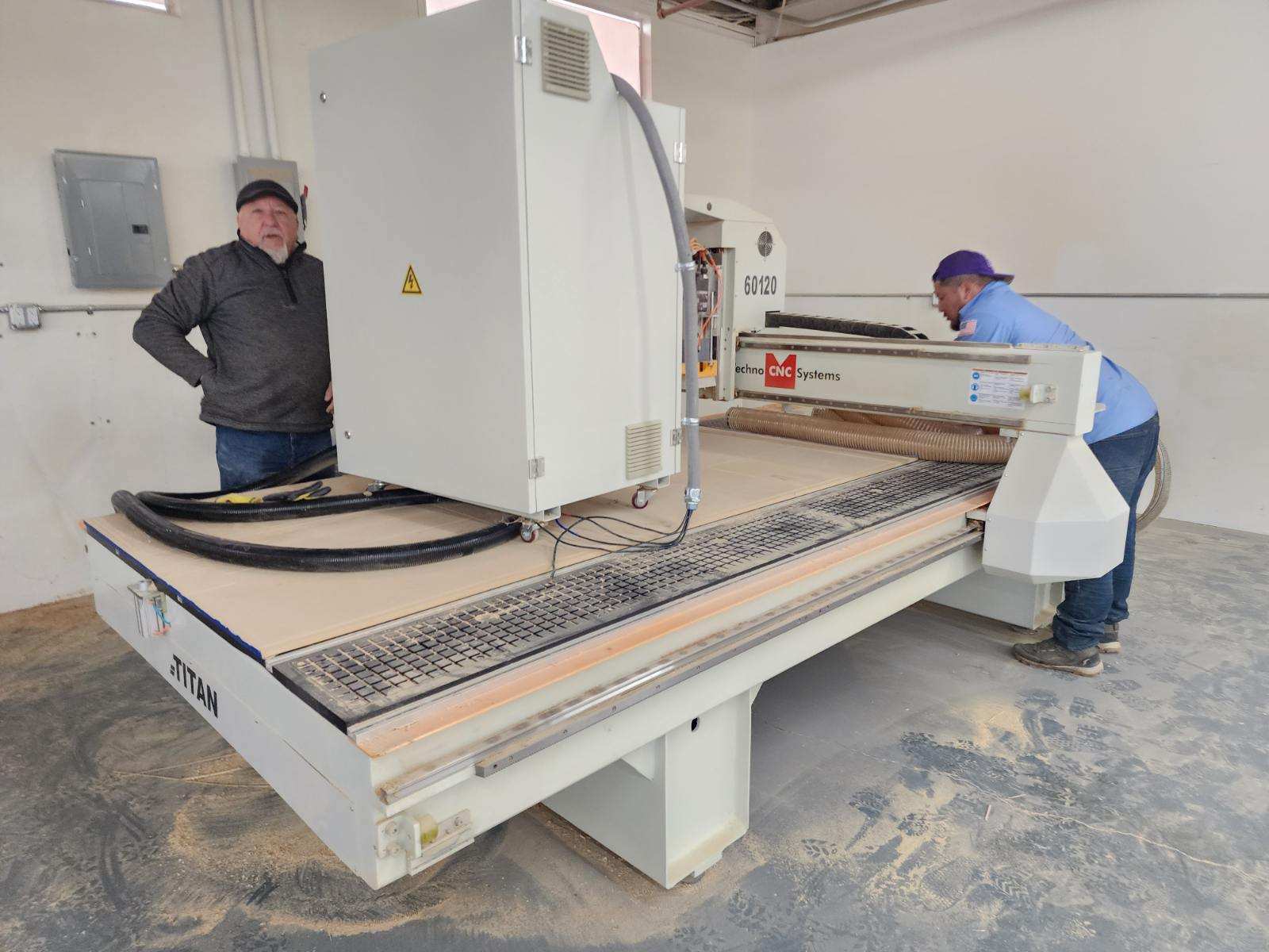 Techno Titan Series 60120 CNC Router with Becker Vacuum Pump