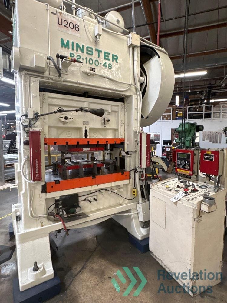100 Ton Minster Stamping Press P2 -100-48