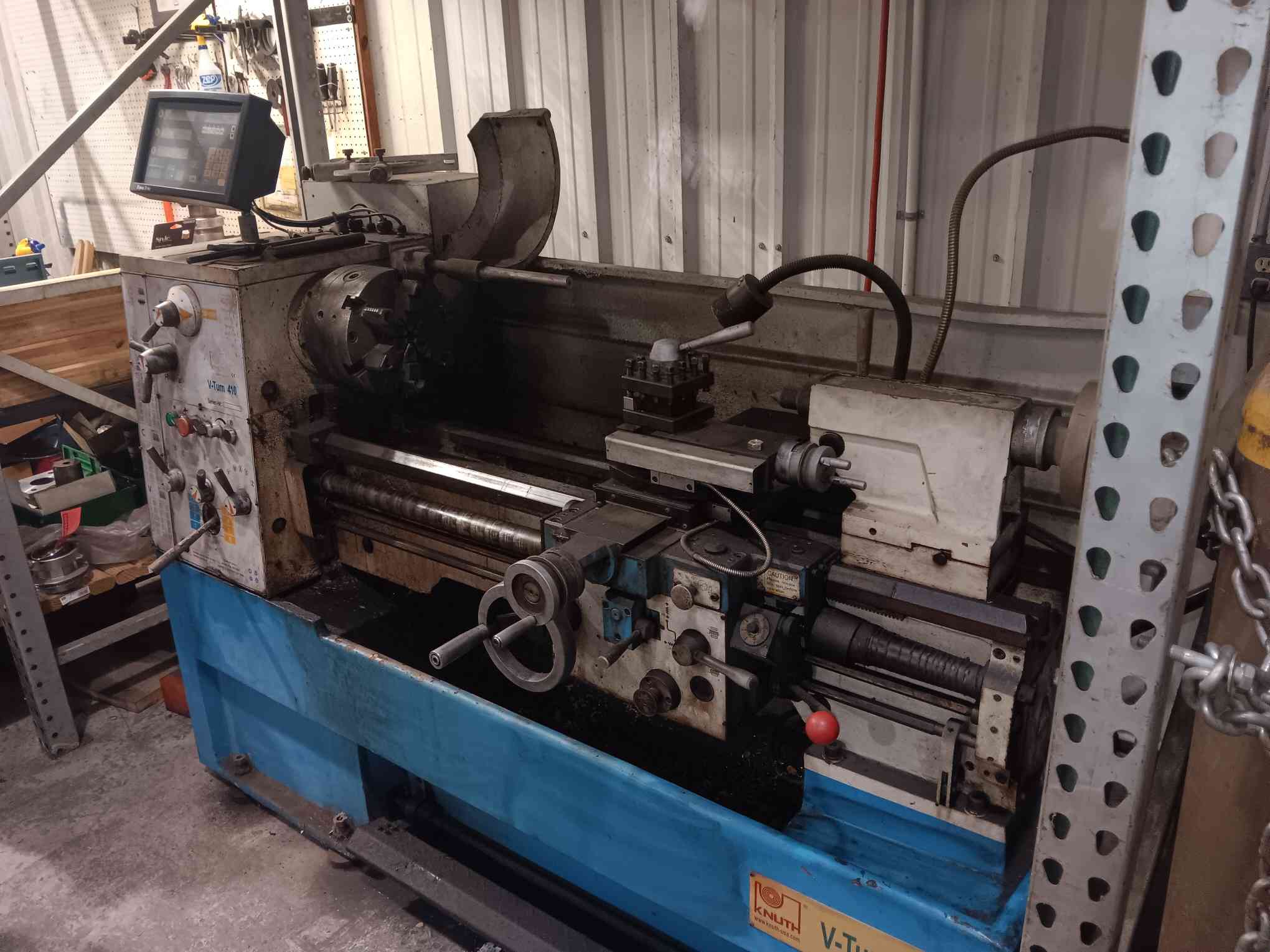 15" x 40" Knuth Toolroom Lathe, Vturn 410