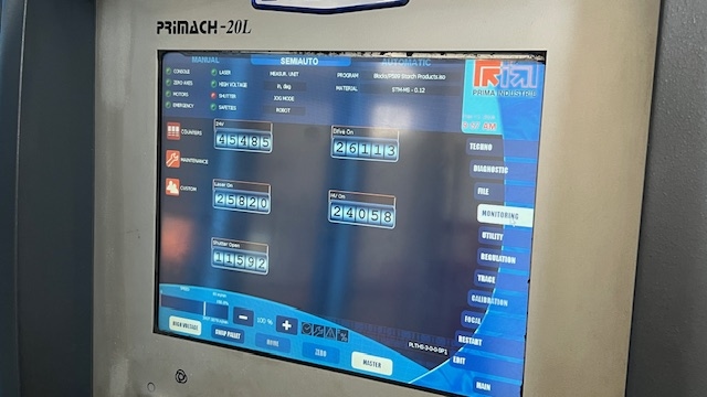 4,000 Watt Prima Platino CO2 Laser 5' x 10'