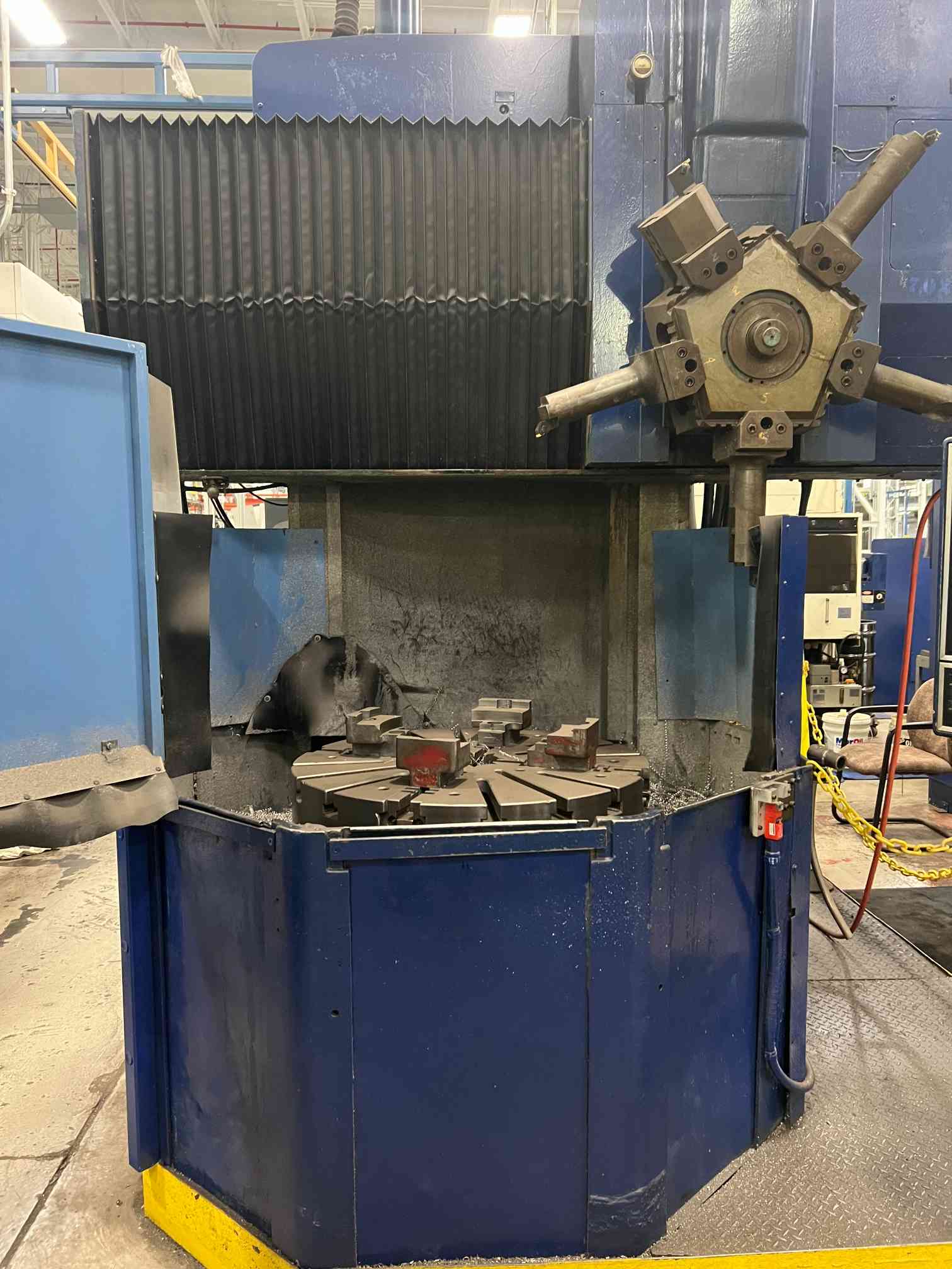 36" Bullard Dyn-au-tape CNC Vertical Turret Lathe