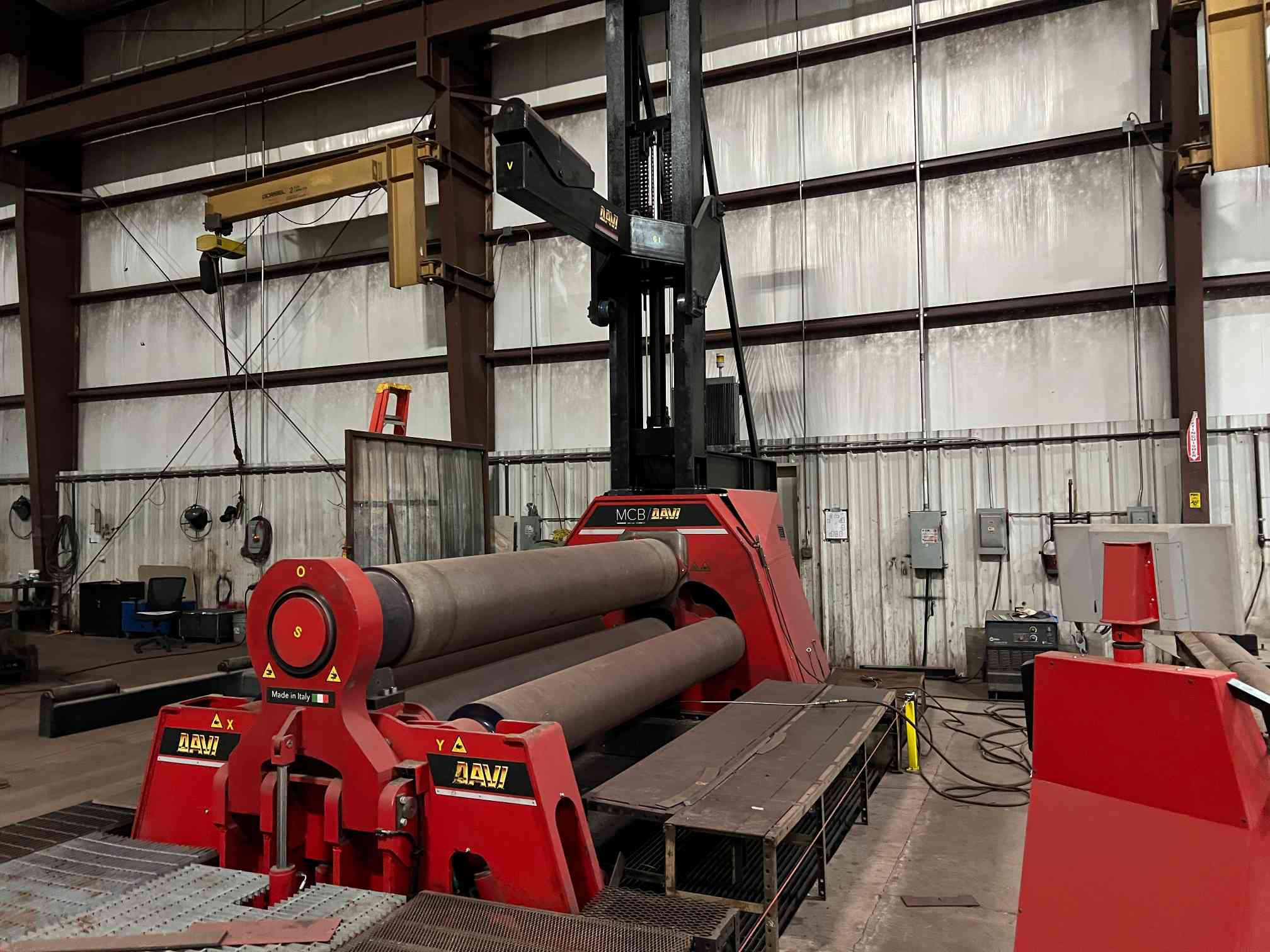 1-5/8" X 10' Davi MCB i30 CNC Plate Roll Plate Roll