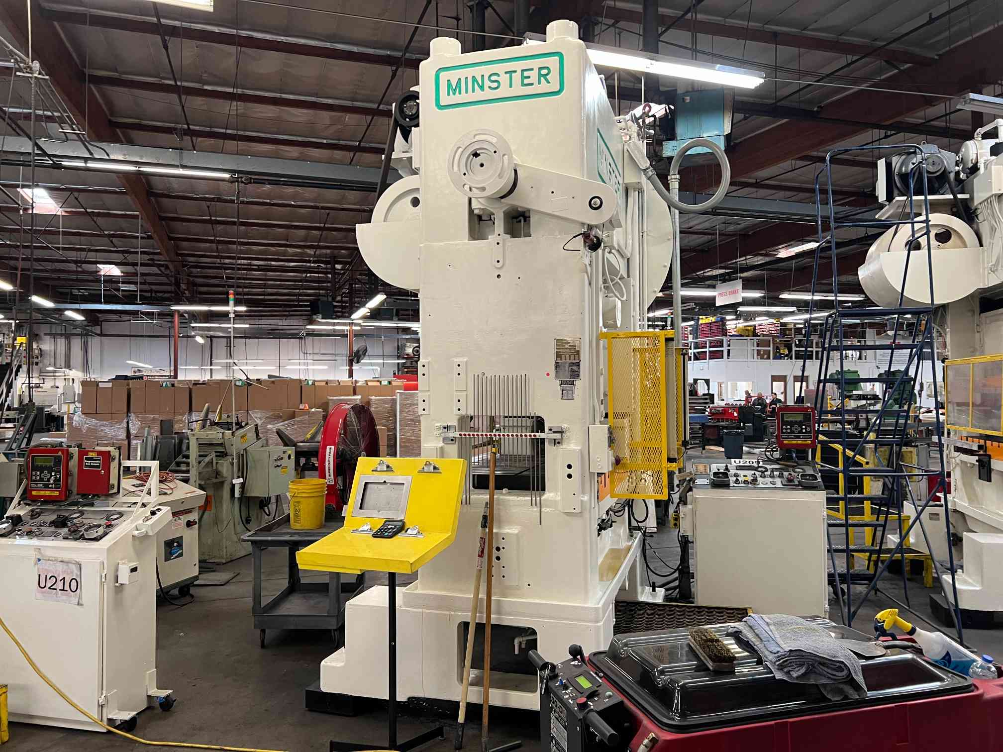 150 Ton Minster Punch Press P2-150-54