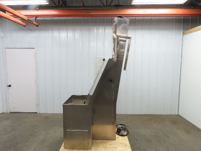 CLI UCAP/50-0023 Cap Elevator Hopper Conveyor Sorter Feeder Waterfall 220V 90PSI