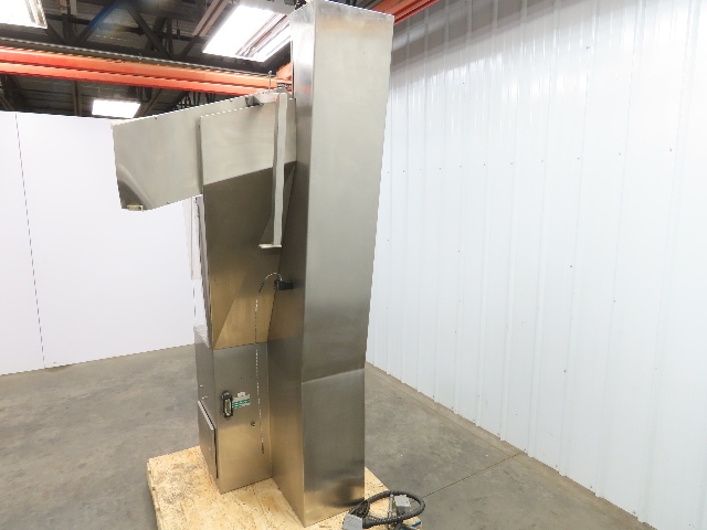 CLI UCAP/50-0023 Cap Elevator Hopper Conveyor Sorter Feeder Waterfall 220V 90PSI