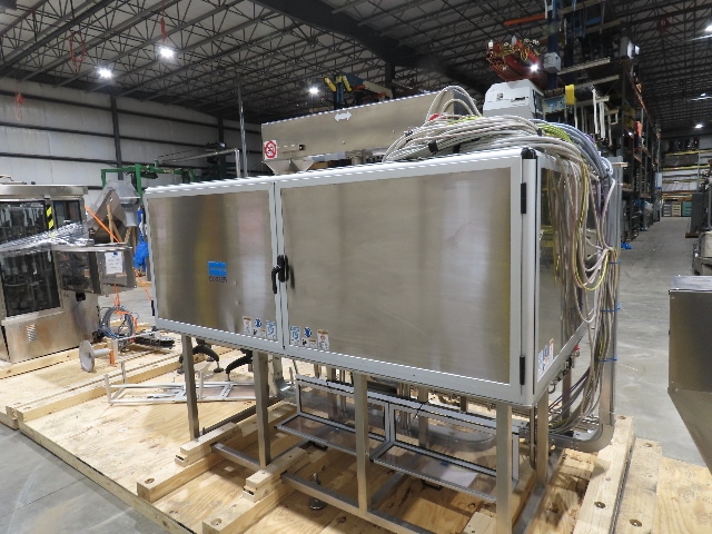 Coster CAP300 Cap Placing Line Aerosol Bottle Capper & Sorter with Feed Hopper