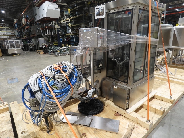 Coster CAP300 Cap Placing Line Aerosol Bottle Capper & Sorter with Feed Hopper
