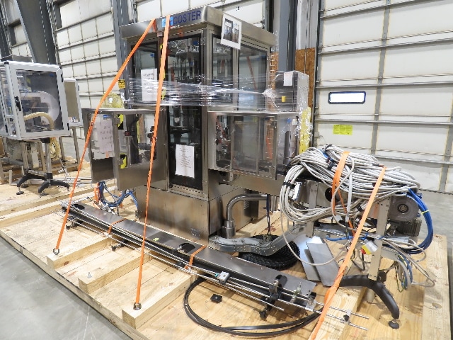Coster CAP300 Cap Placing Line Aerosol Bottle Capper & Sorter with Feed Hopper