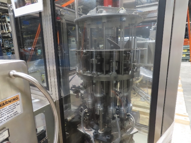 Coster CAP300 Cap Placing Line Aerosol Bottle Capper & Sorter with Feed Hopper