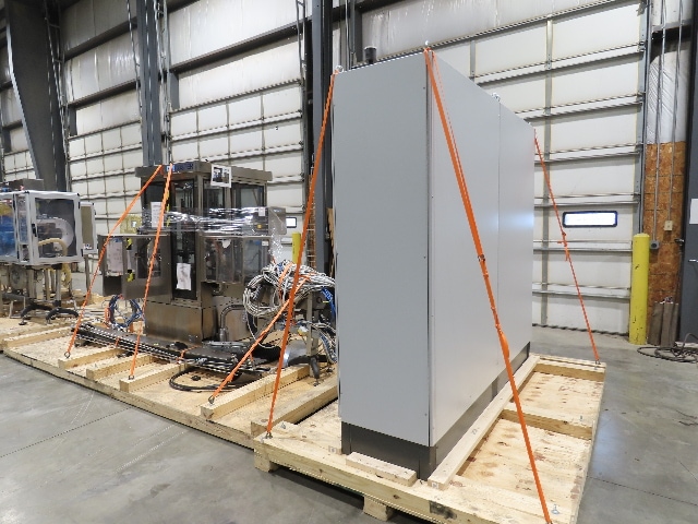 Coster CAP300 Cap Placing Line Aerosol Bottle Capper & Sorter with Feed Hopper