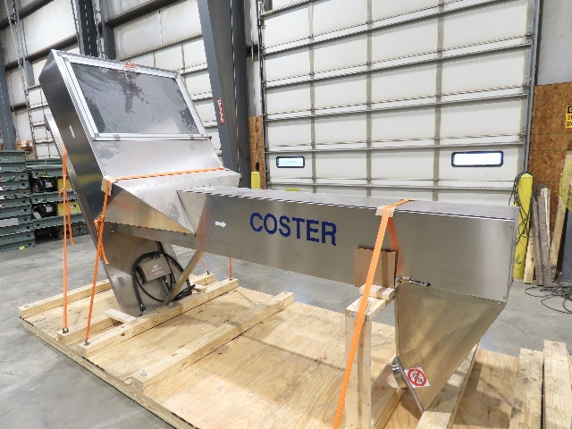 Coster CAP300 Cap Placing Line Aerosol Bottle Capper & Sorter with Feed Hopper