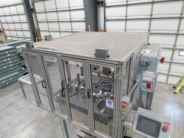 Aerosol Can Bottle Puck Sorter and Inserter for Bottle Filling Capper Line