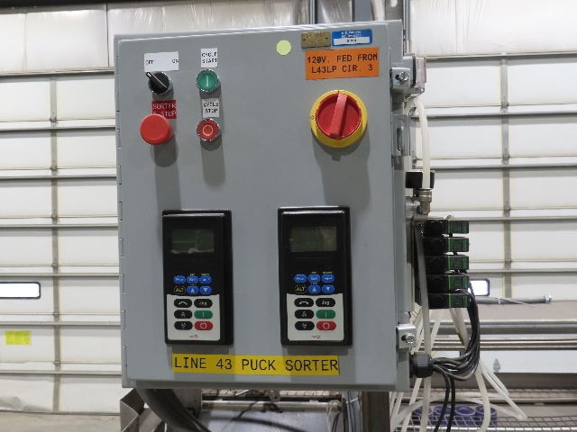 Aerosol Can Bottle Puck Sorter and Inserter for Bottle Filling Capper Line