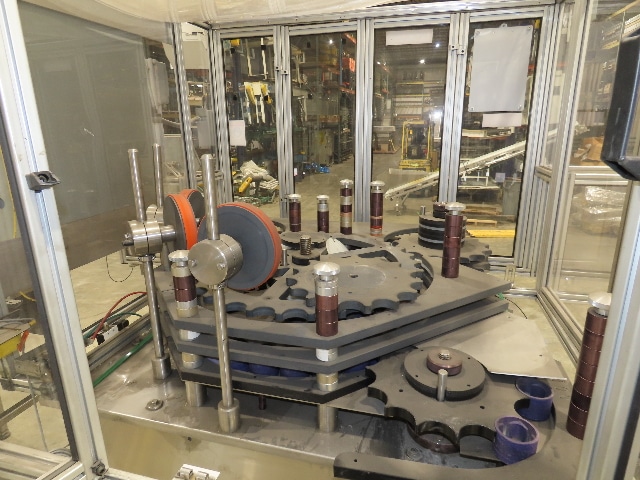 Aerosol Can Bottle Puck Sorter and Inserter for Bottle Filling Capper Line