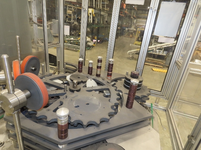 Aerosol Can Bottle Puck Sorter and Inserter for Bottle Filling Capper Line