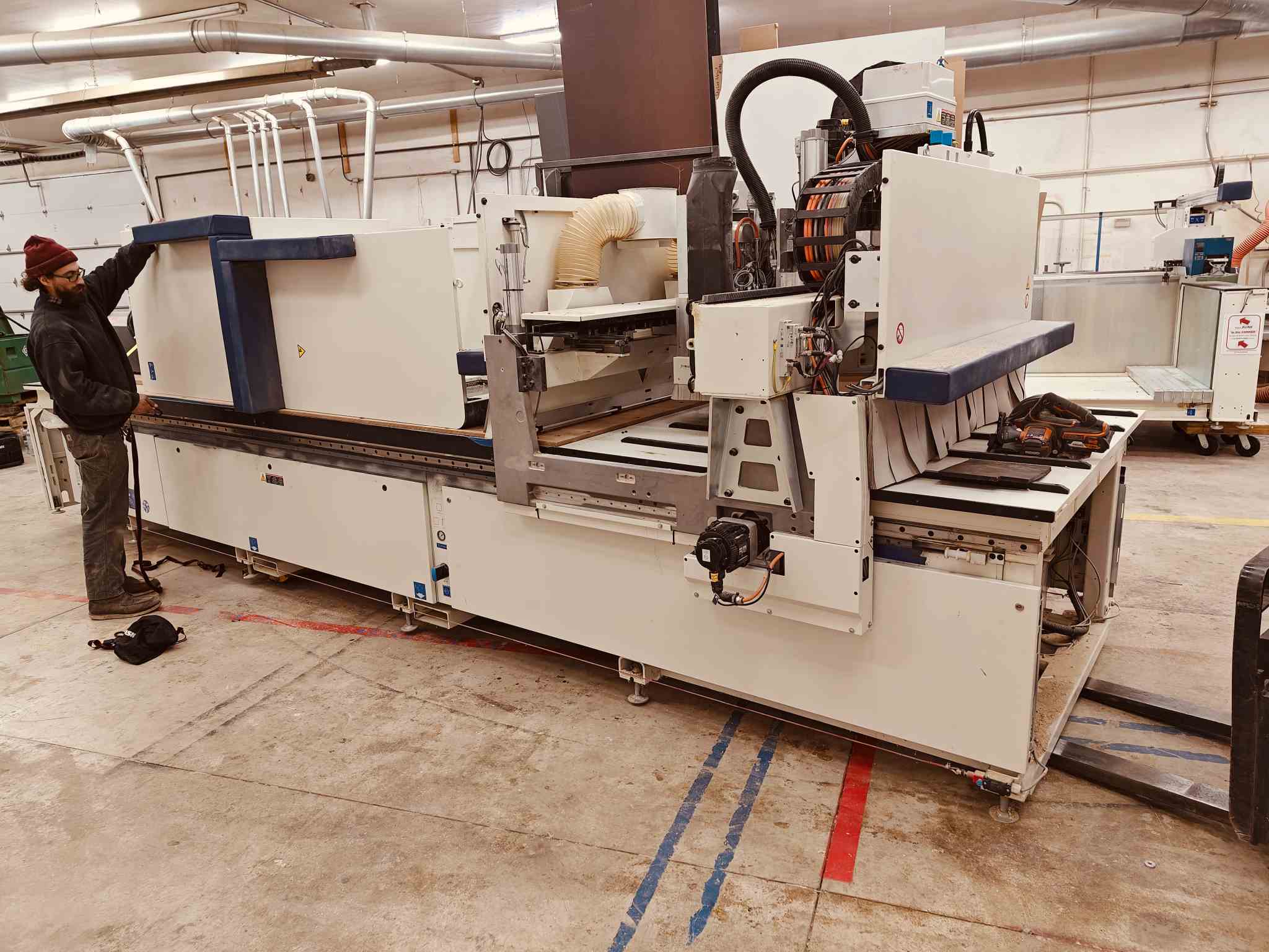 5'x10' SCM Morbidelli X200 CNC Router Nested Based Cell