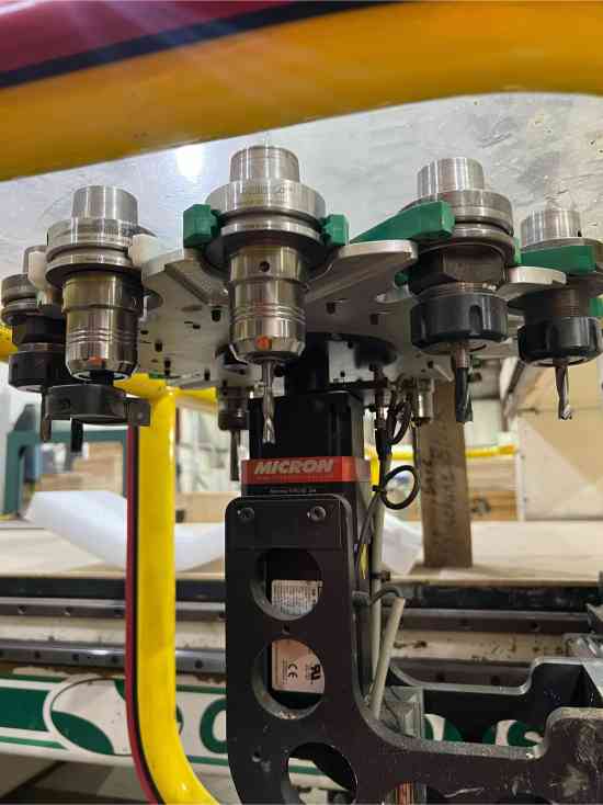 5' x 29' C.R. Onsrud 288G12 Panel Pro Router with Dekker Vacuum Pump