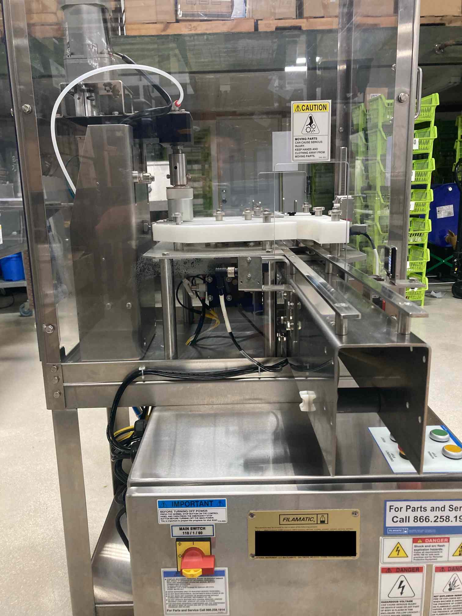 Filamatic Econofil Dual Head Filler and CT-100 Cap Tightener