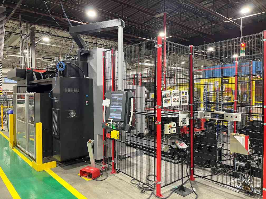 100 Ton x 10' Amada robotic bending system HG1003ARS