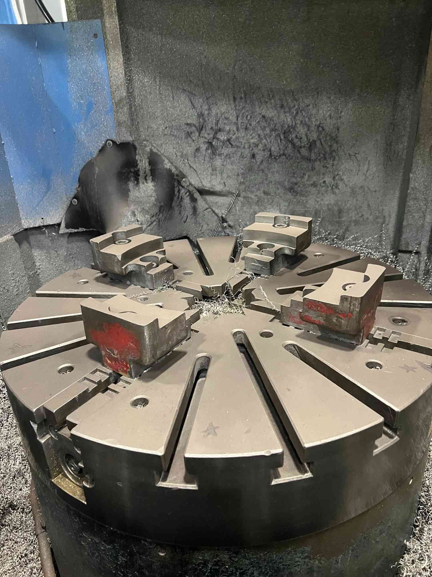 36" Bullard Dyn-au-tape CNC Vertical Turret Lathe