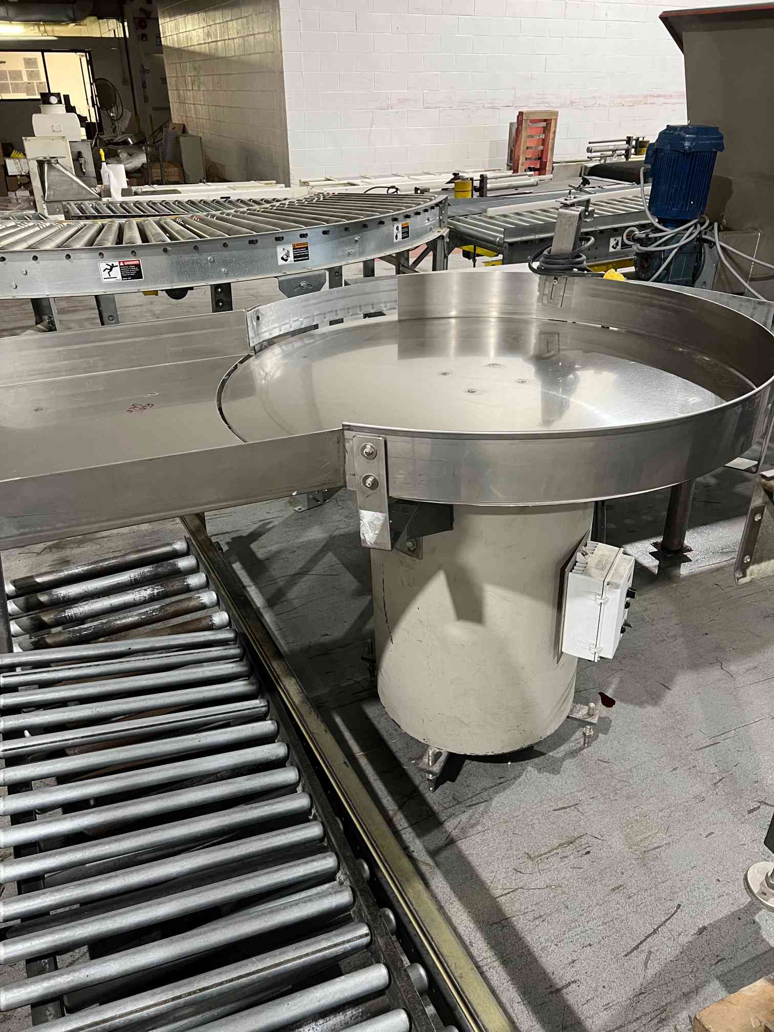 36" Diameter Feed Systems FS-S Rotary Accumulation Table