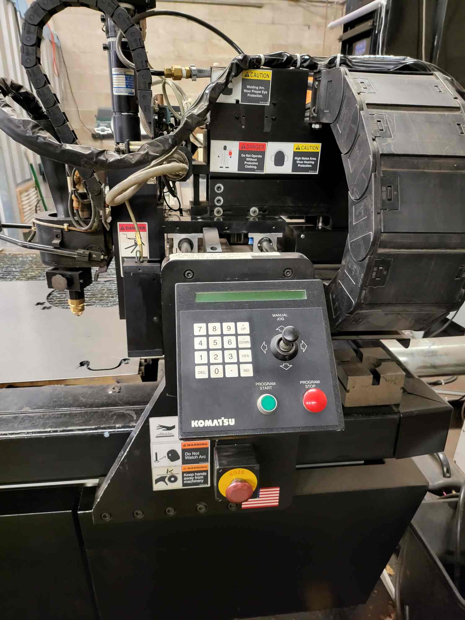4' x 8' Komatsu KCR0448 Komatsu Rasor CNC Fine Plasma Cutting System
