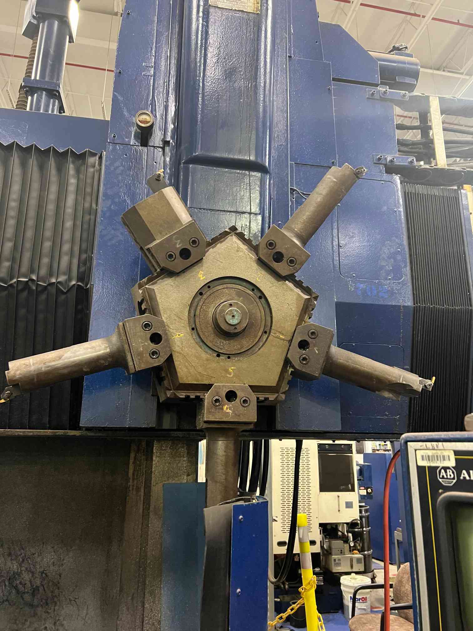 36" Bullard Dyn-au-tape CNC Vertical Turret Lathe