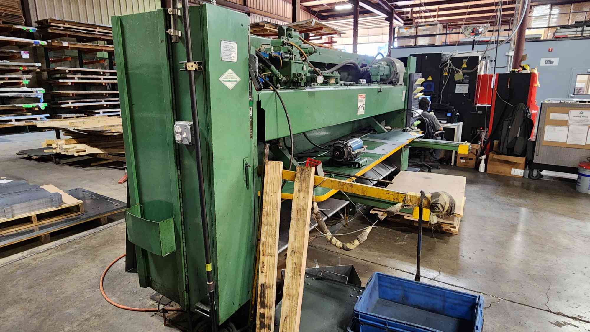1/4" x 10' Cincinnati 250 Hydraulic Shear