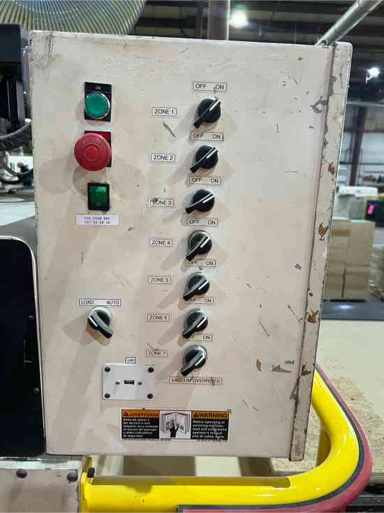 5' x 29' C.R. Onsrud 288G12 Panel Pro Router with Dekker Vacuum Pump