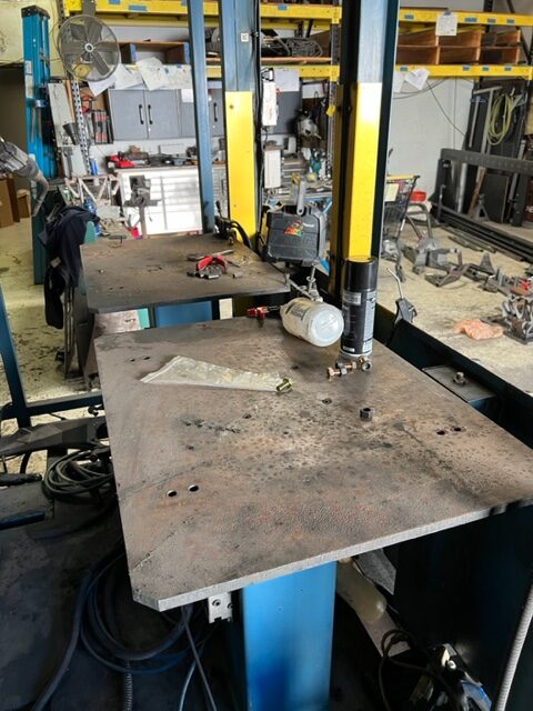 OTC Almega Arc Cell E-120 AX2 Robotic Weld Cell